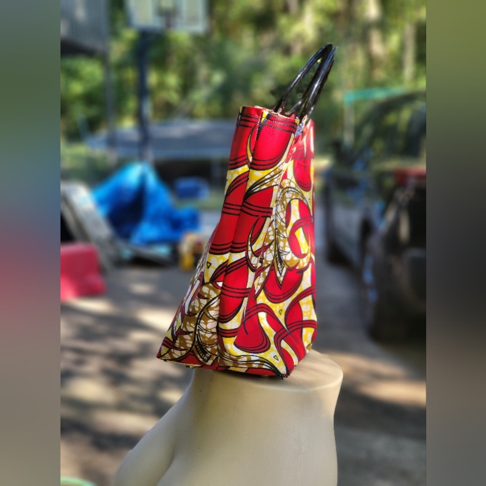Ankara tote shoulder bag
